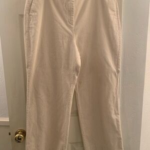 J. Crew Women's Corduroy Pants in Cream